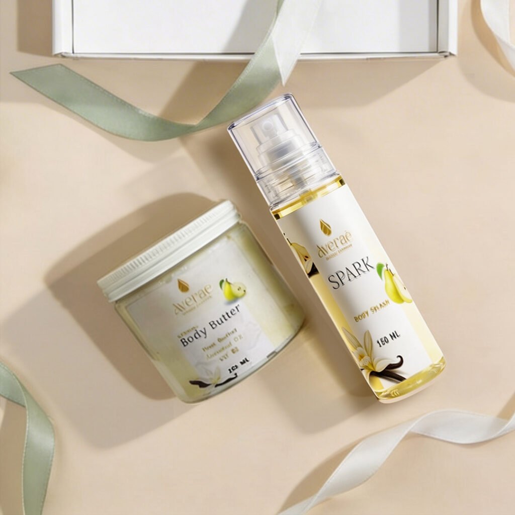 روتين العنابة بالجسم الترطيب والتعطير